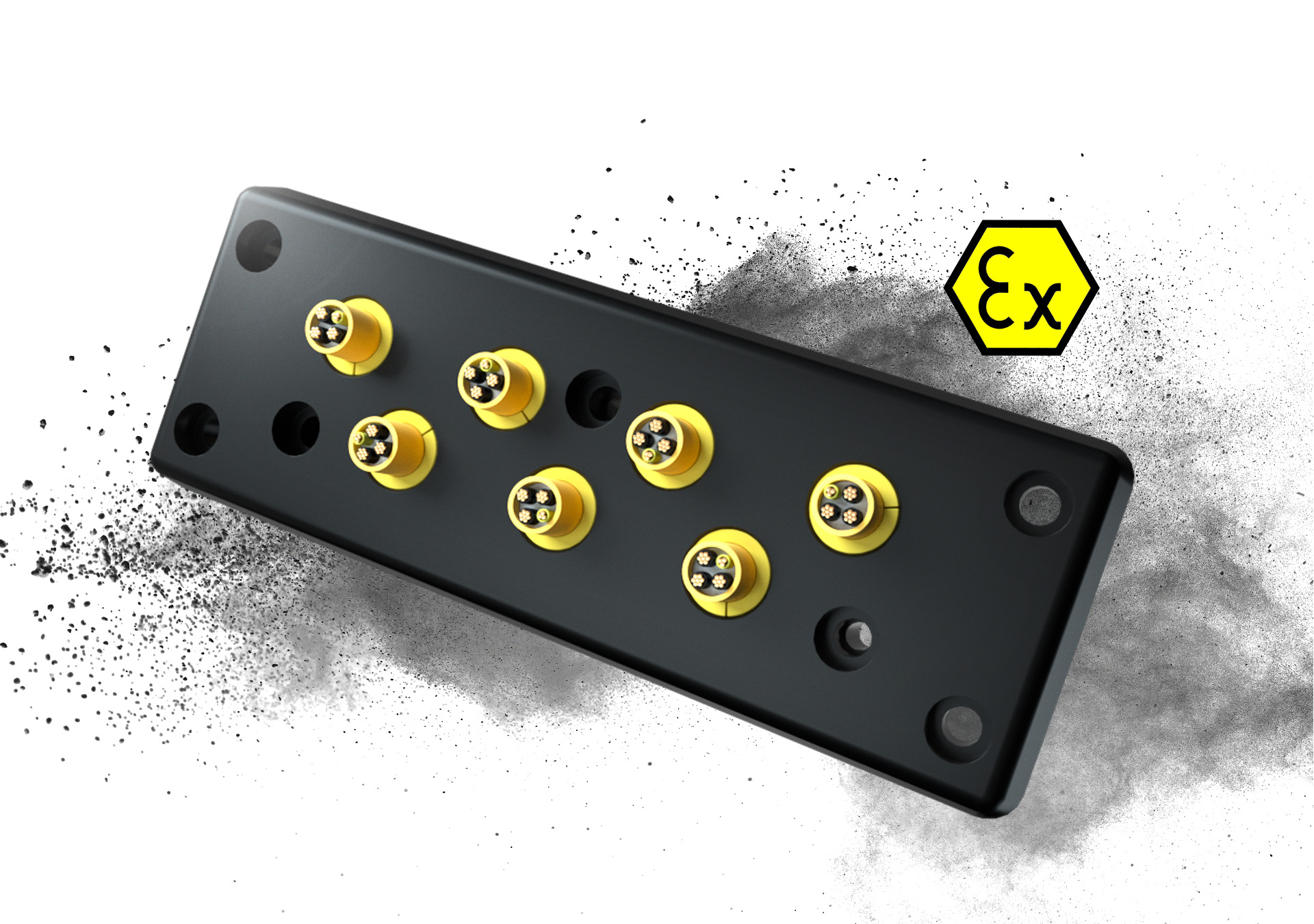 Cable entry system with explosion protection